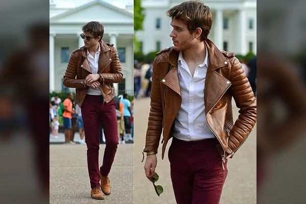 The Best Street Style of The Week (II) | Mens street style, Men style tips, Burgundy  pants outfit
