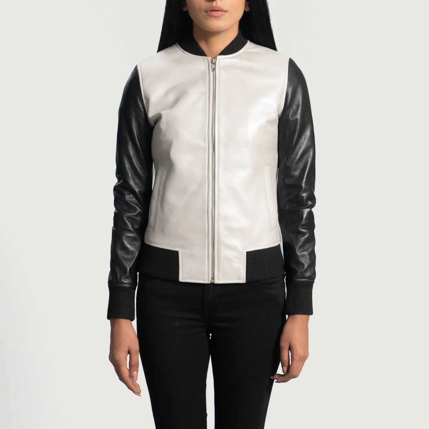 Bombi Vintage Brown Cropped Leather Bomber Jacket – In My Element