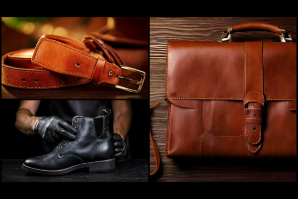 buckskin leather goods