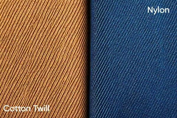 cotton twill vs nylon