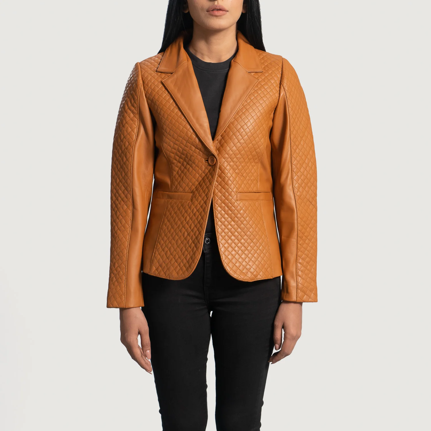 Leather Blazer