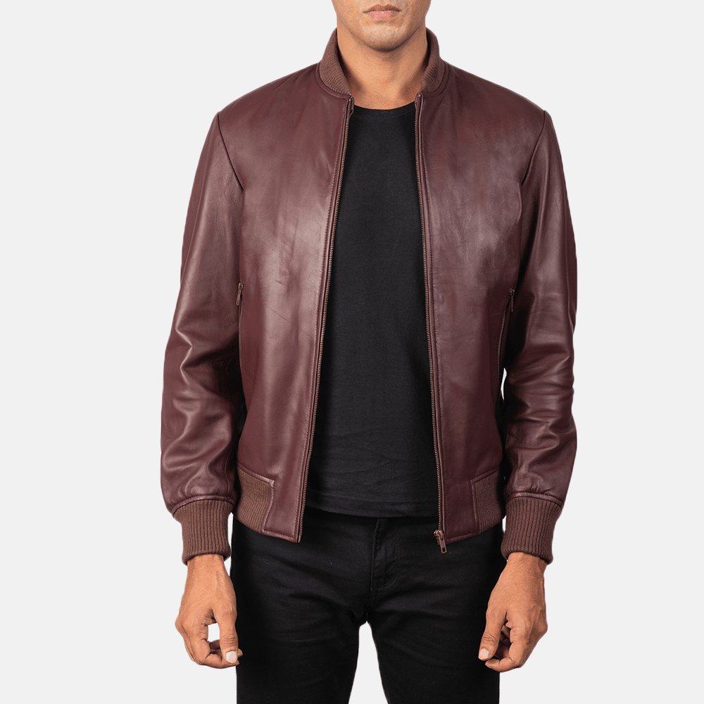 Best Shane Maroon Affordable Leather Jacket