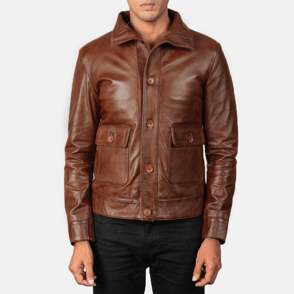 Best Columbus Brown Affordable Leather Jacket