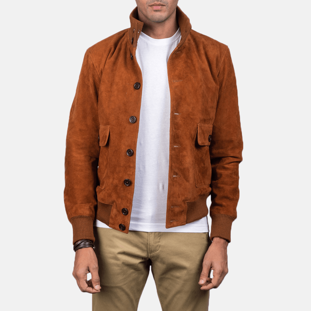 Eaton's Best Suede Symphony — Brown Bomber Jacket