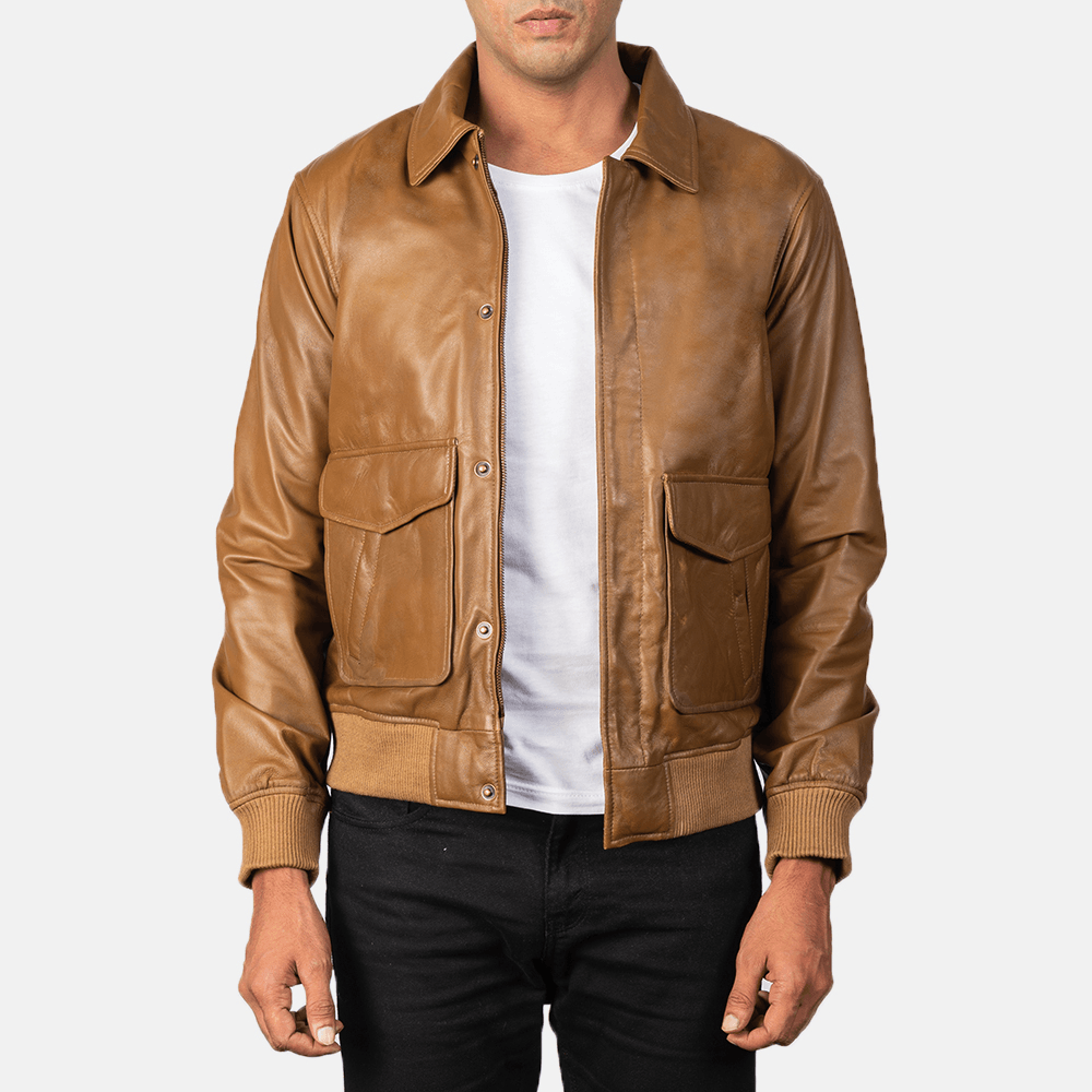 Earthy Sophisticate—Best Coffmen Olive Brown Bomber