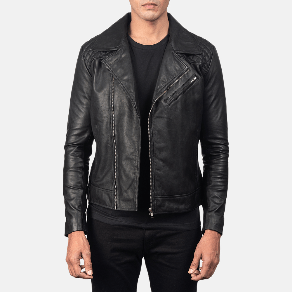 Ride in Black with the Best Danny Jargo Quilted Biker Jacket 