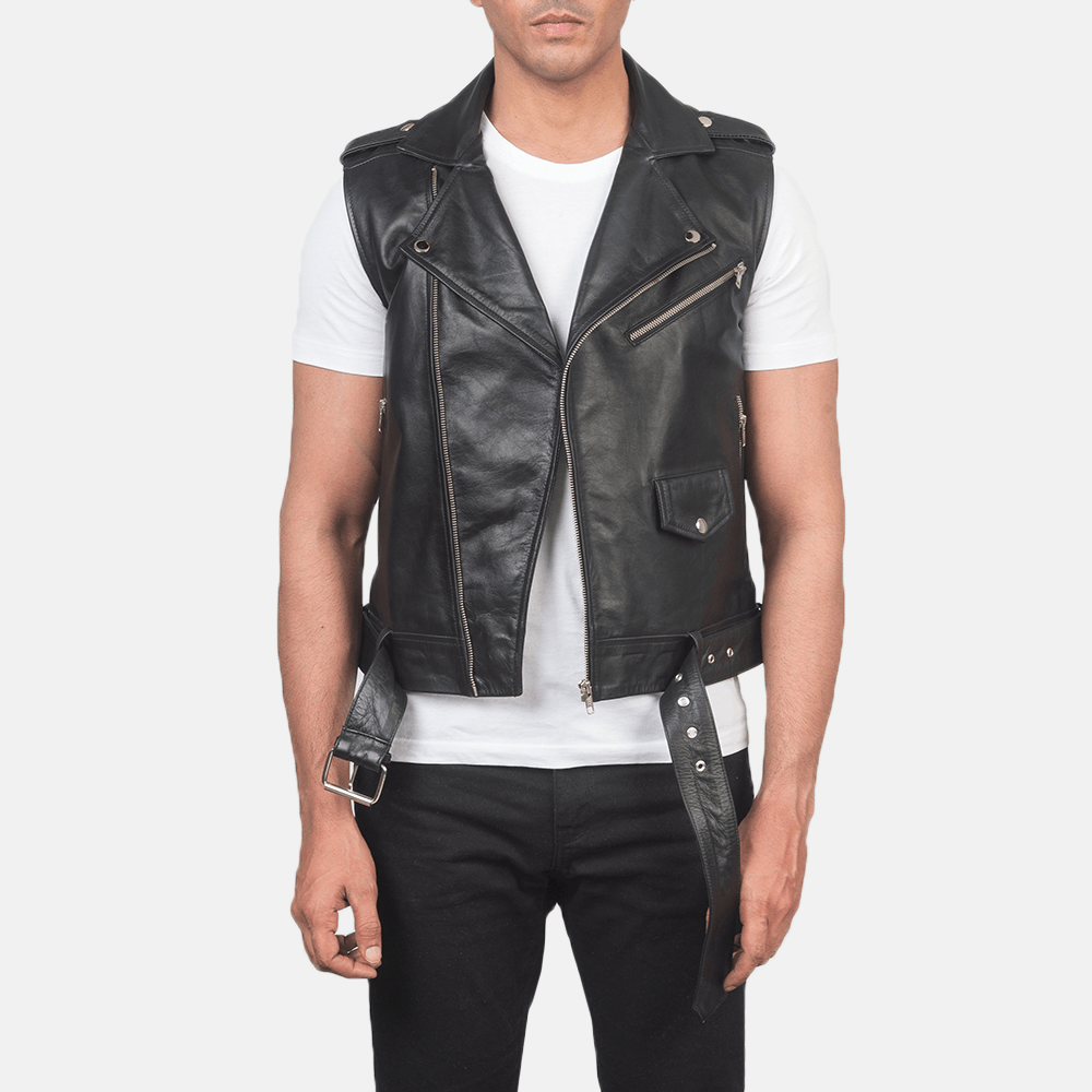 The No-Sleeve Nomad, Best Sullivan Black Biker Vest