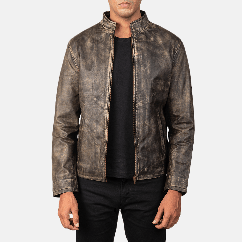 Biker's Best Friend Alex's Top-Rated Brown Leather Jacket