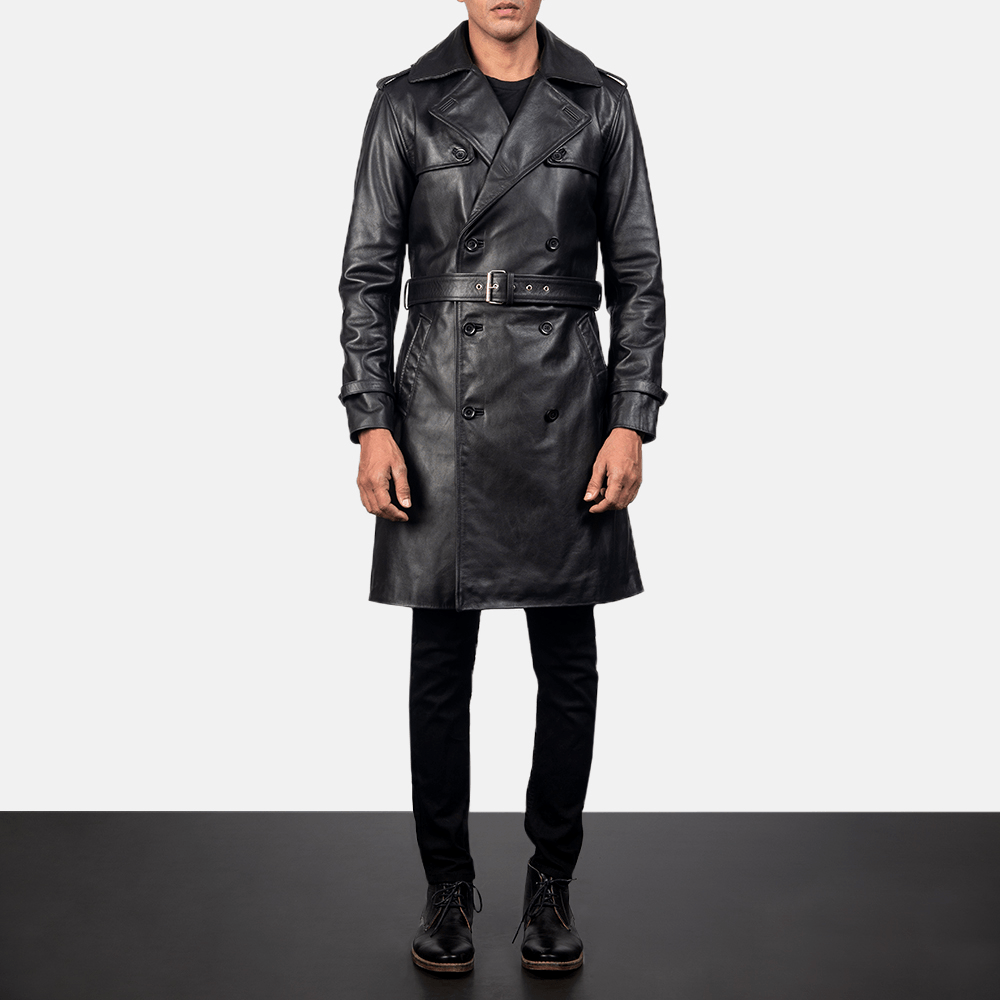 Command the Room with the Best Royson Black Duster Trench Coat