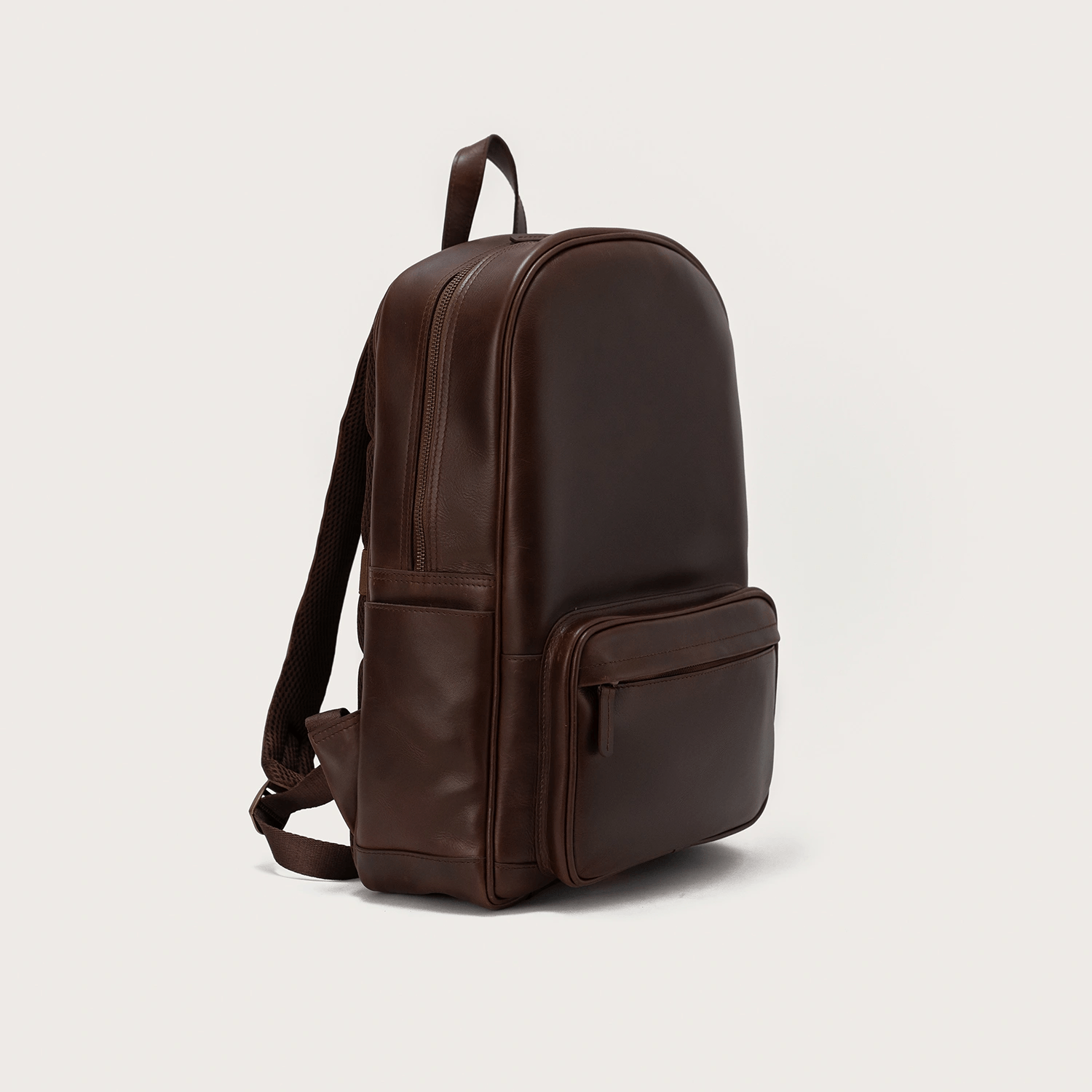 Philos Vintage Brown Leather Backpack