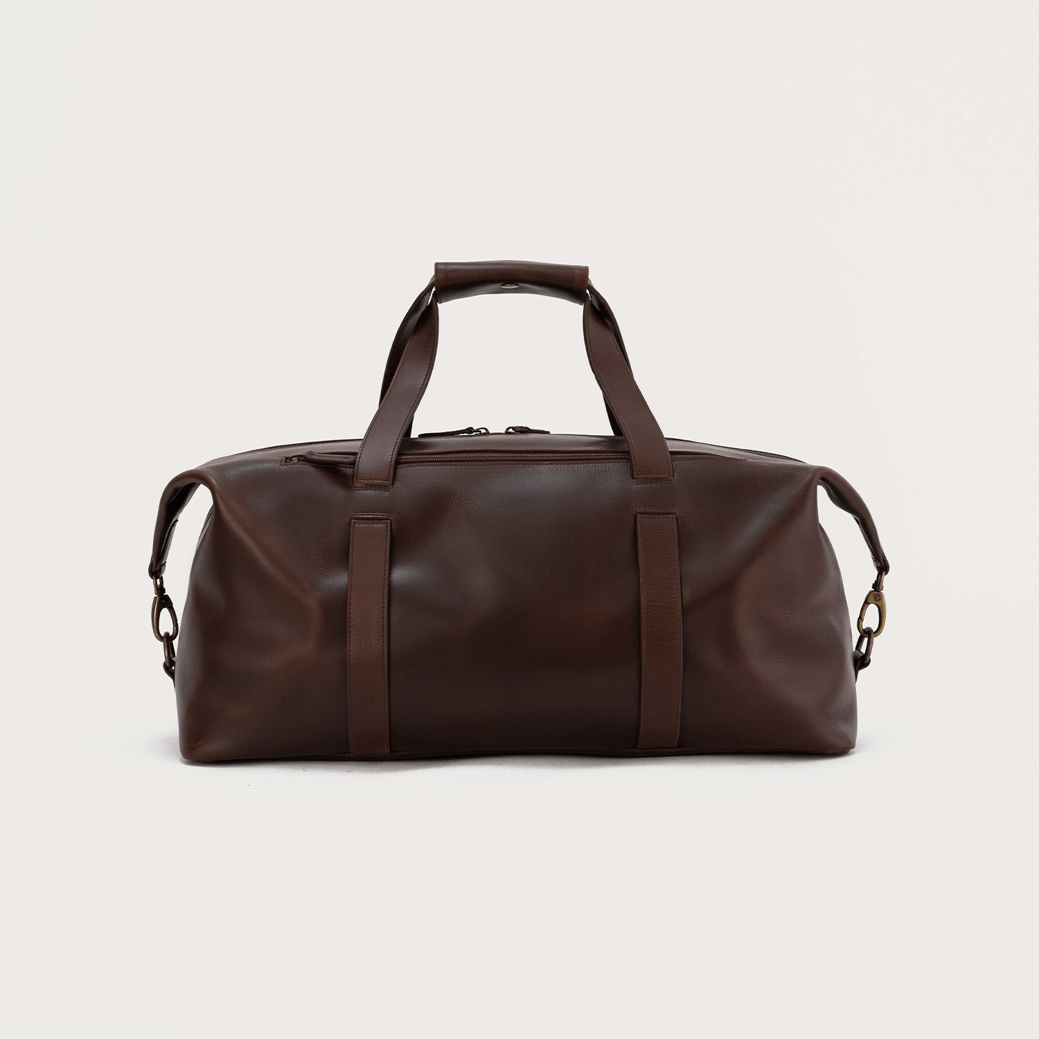 Dale Vintage Brown Leather Duffle Bag