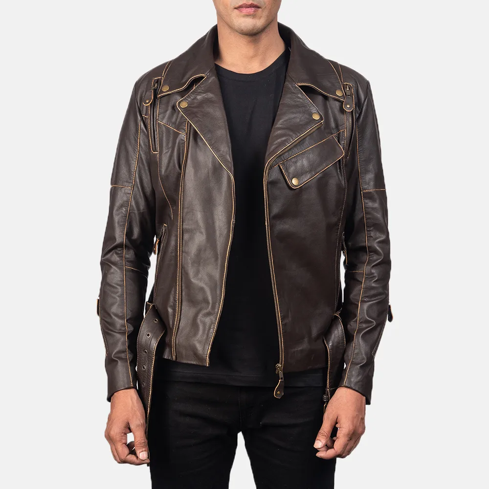 Vincent Brown Best Leather Biker Jacket — Classic Style with a Modern Twist 