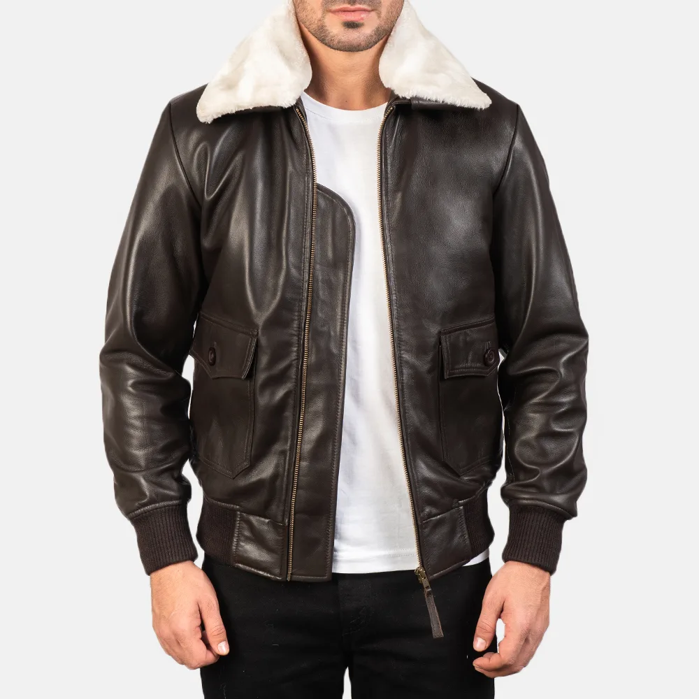 Airin G-1 Brown Best Bomber Jacket — Aviator at Heart