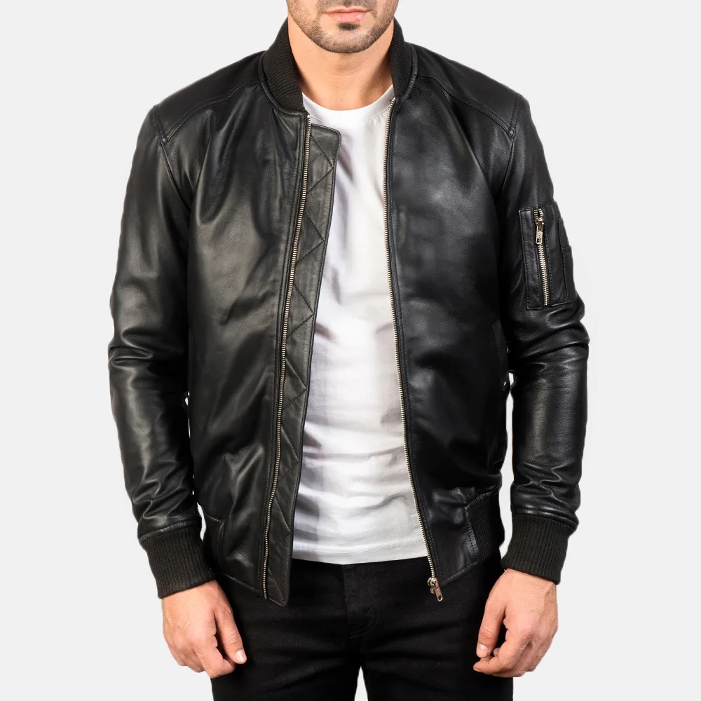 Best Bomia MA-1 Black Bomber Jacket — Gazing Endurance