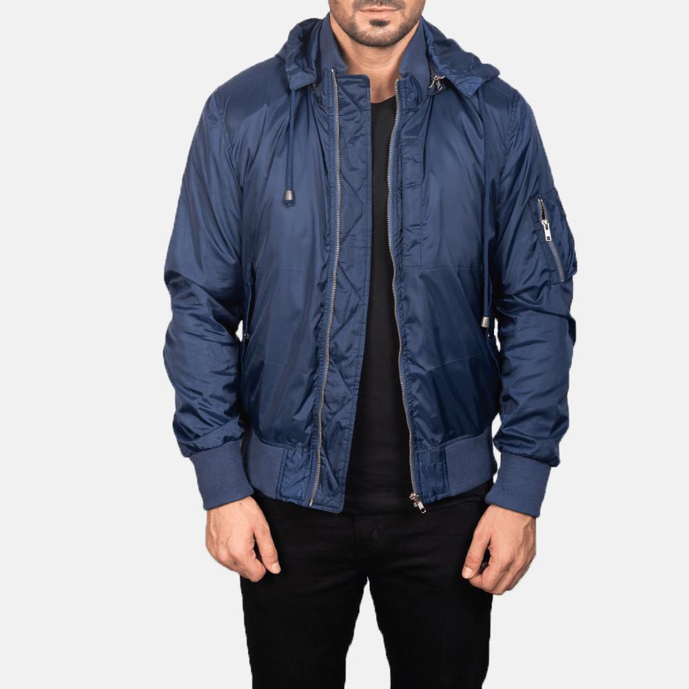 Hanklin's Best Luxury Bomber — MA-1 Blue