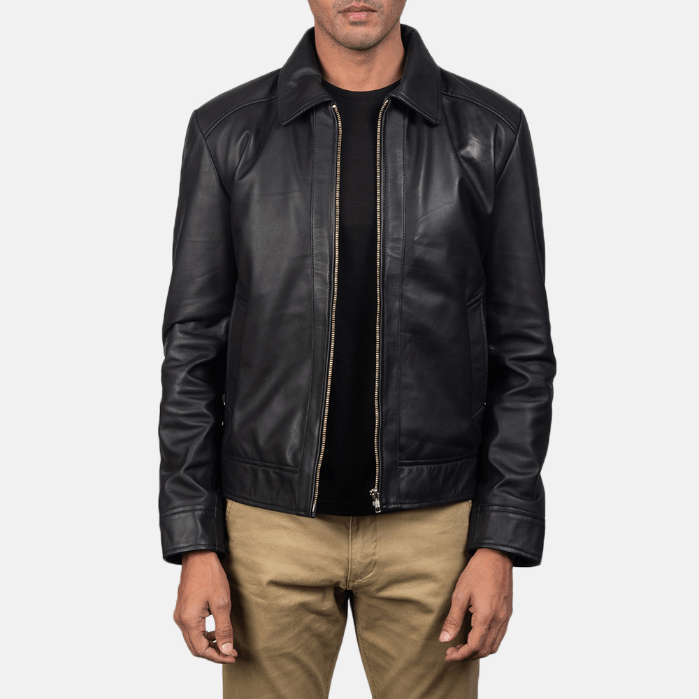 Best Discounts on Inferno Black Leather Jacket