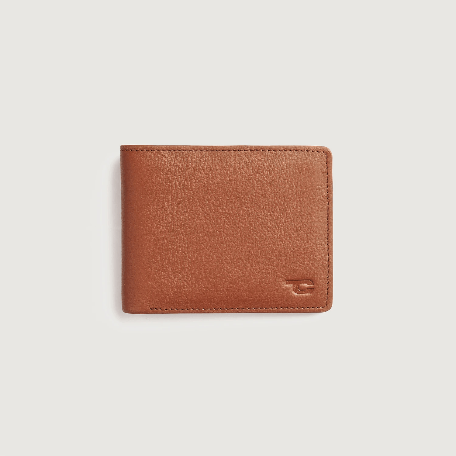 Voren Brown Leather Bi-Fold Wallet