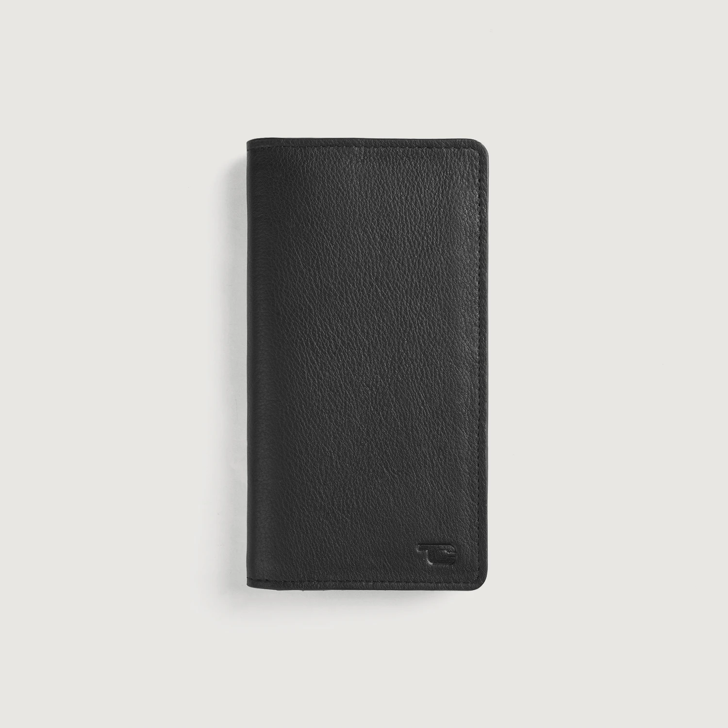 Cameron Black Leather Long Wallet