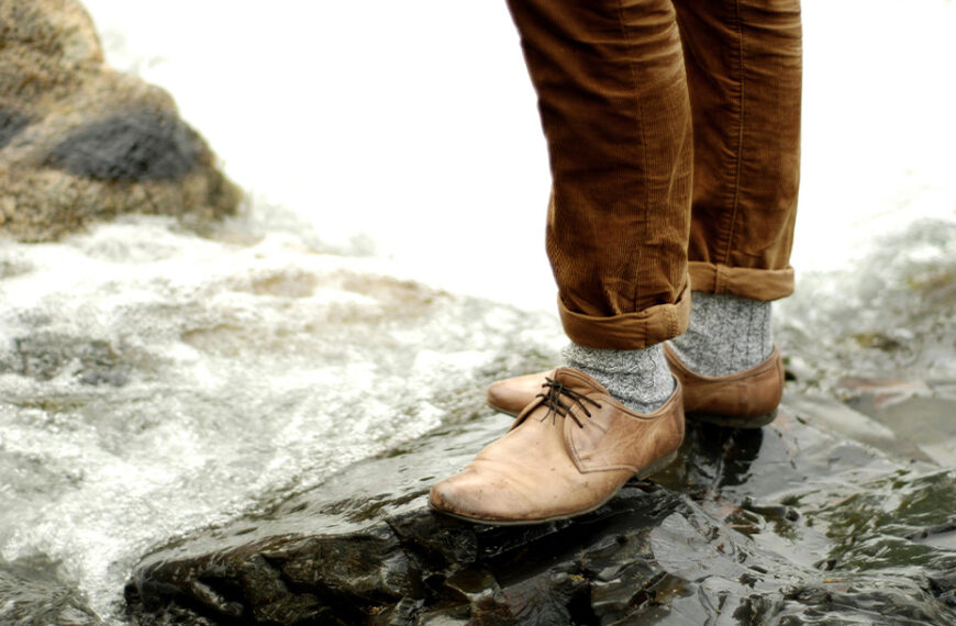 shoes with brown pants Feature