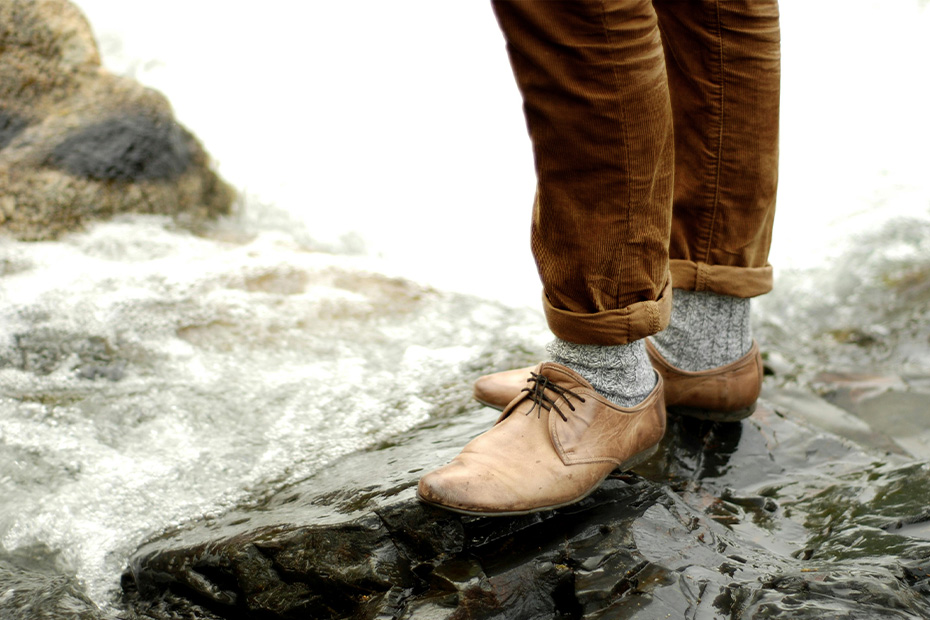 shoes with brown pants Feature